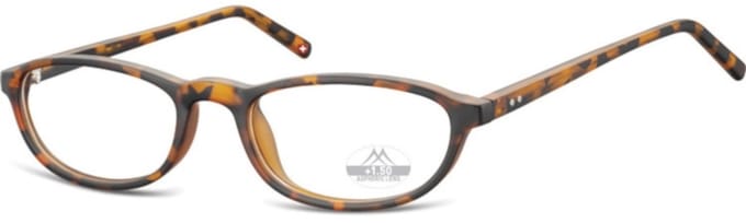Montana Leesbril Hmr57 Bruin Sterkte +1.00