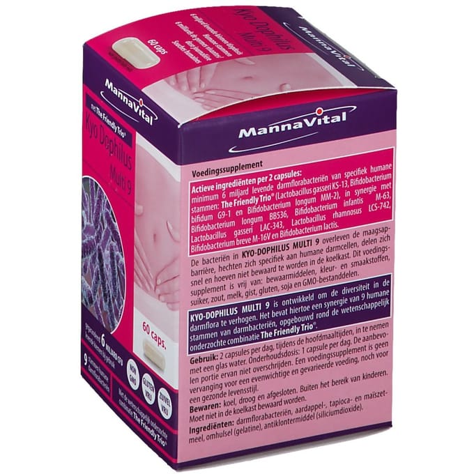 Mannavital Kyo dophilus multi 9 60 Capsules