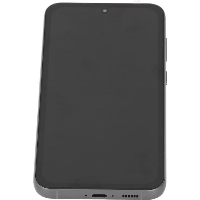 Schermvervanging met frame voor Galaxy S23 FE met ondersteuning voor vingerafdrukscanner en touchscreen. gray