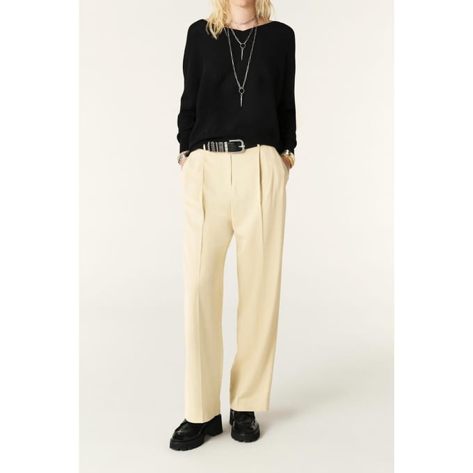 BA&SH Pantalon Gona Vanille Taglia: 38 | Pantaloni da completo Outlet | Donna