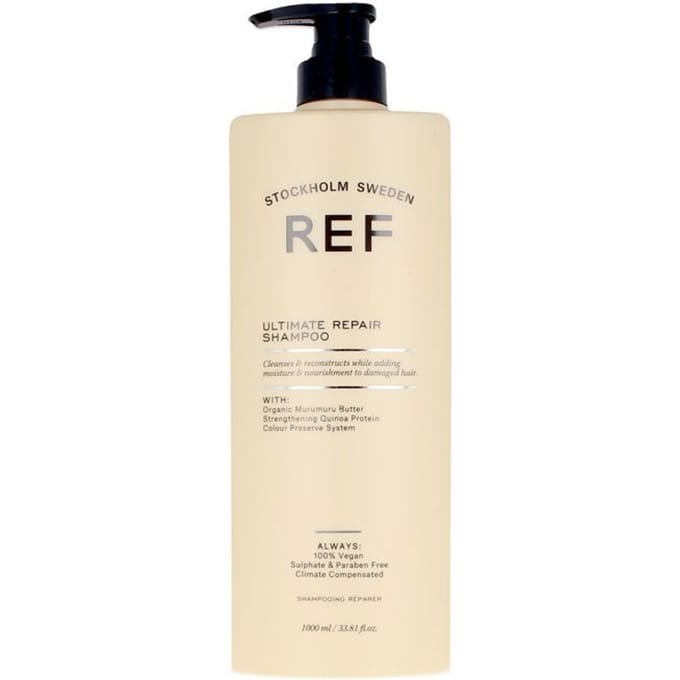 REF Stockholm - Ultimate Repair Shampoo - 1000 ml - Beschadigd Haar - Haarverzorging - Shampoo