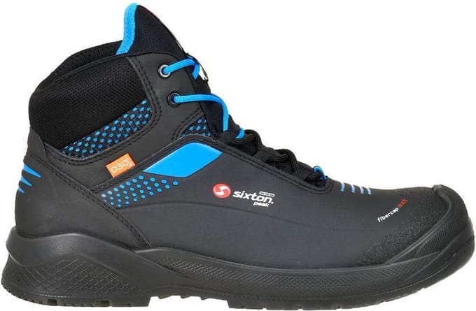 Sixton Resolute Forza High Werkschoen ESD S3 43469-05 - Mannen - Zwart/Blauw - 41