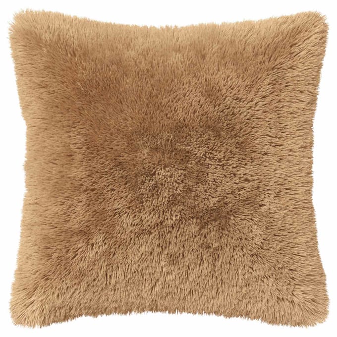vidaXL - Kussensloop - 2 - pcs - HEERLEN - Taupe - 30 - x - 30 - cm - PV - Fleece