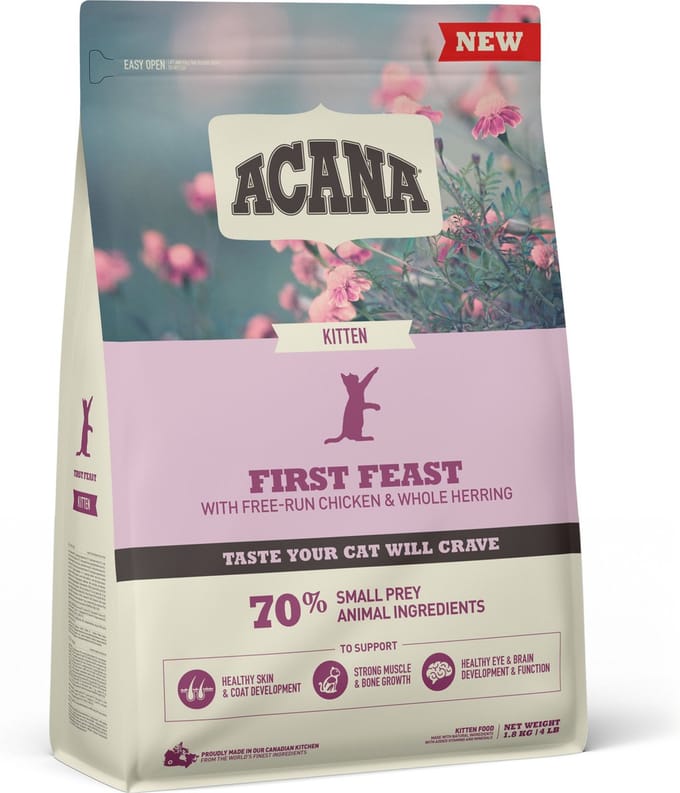 Acana Kitten First Feast Kip&Haring - Kattenvoer - 1.8 kg