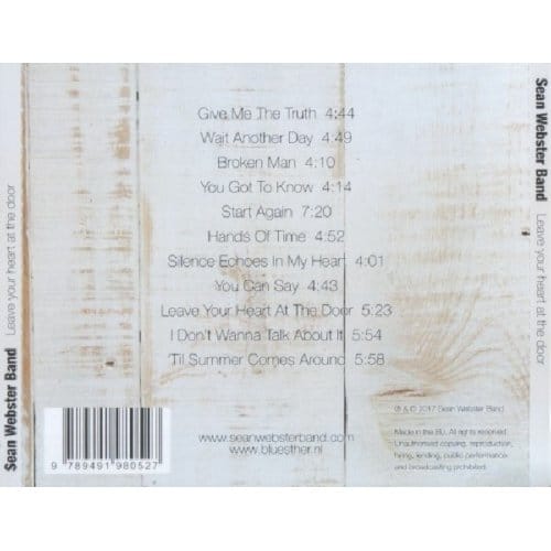 Sean Webster Band - Leave Your Heart At The Door (CD)