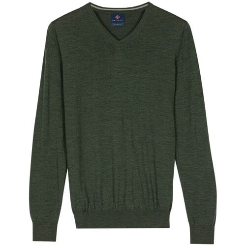 Baileys Dark Forest Standaard lange mouw Modern Fit Effen Pullover 520065 73