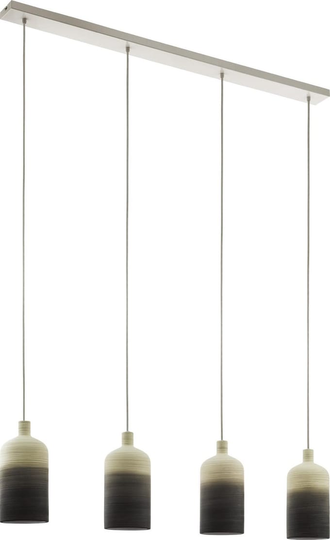 EGLO AZBARREN LANGE TAFEL 4XE27 L1195 GRIJS