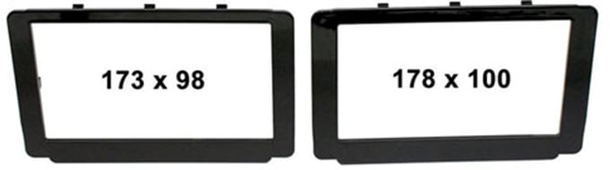 Connects2 - 2-Din paneel Toyota Hilux 2015-2020