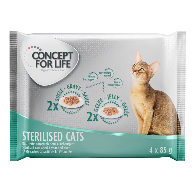 Concept for Life Probeerpakket 4 x 85 g - Sterilised