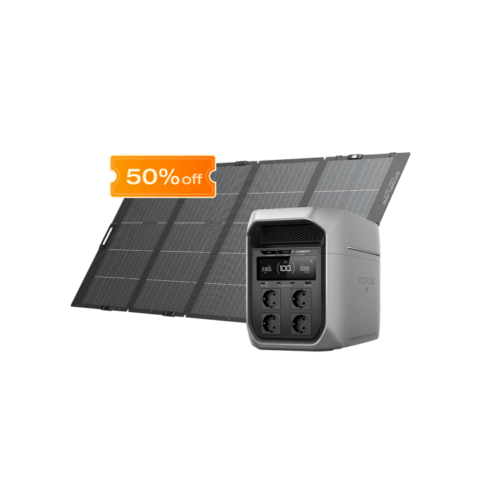 EcoFlow DELTA 3 Max Series Solar Generator (PV400W)
