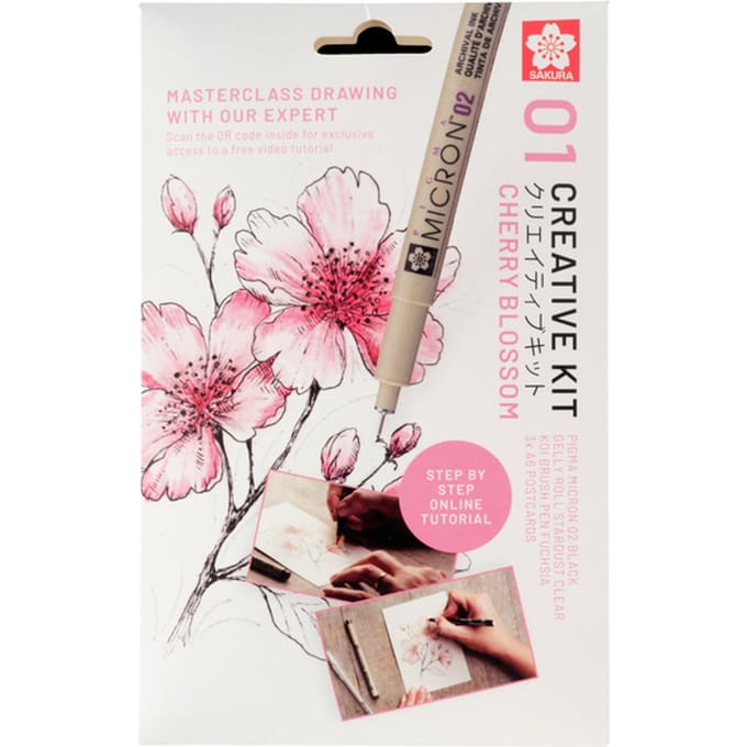Tekenset Sakura Creative Kit Cherry Blossom 6 stuks