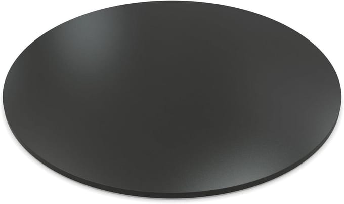 Tafelblad Rond - Houten Bord - Meubelbouw - ABS Rand - 40 cm - Antraciet