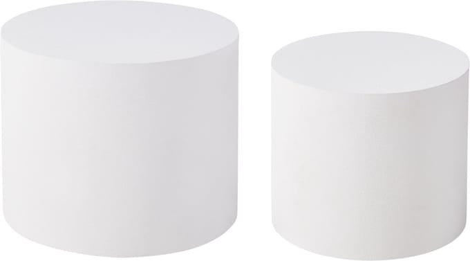 MANTI - Salontafel set - Wit - MDF