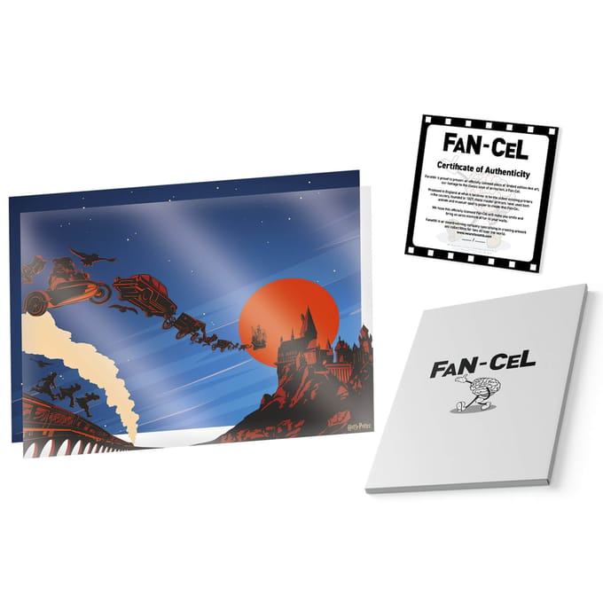 Fan-Cel Harry Potter Transport to Hogwarts Limited Edition Cell Artwork