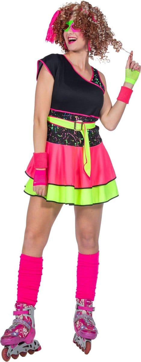 Jaren 80 Rollerskate Fit - Vrouw