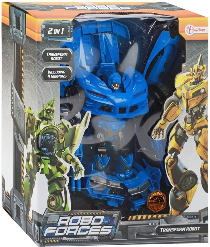 Toi-toys Autorobot Roboforces Junior 26 Cm 4-delig