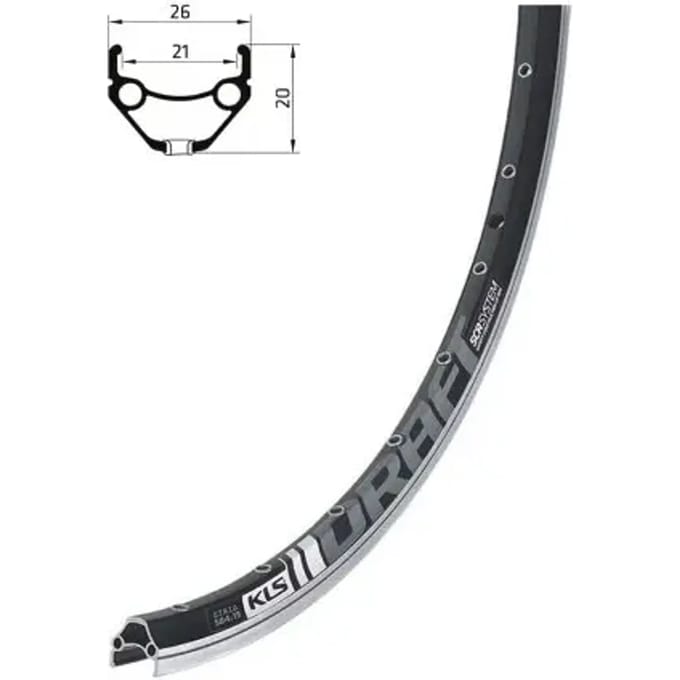 Rand Kellys KLS Draft CNC, 32H, 1 Eylet