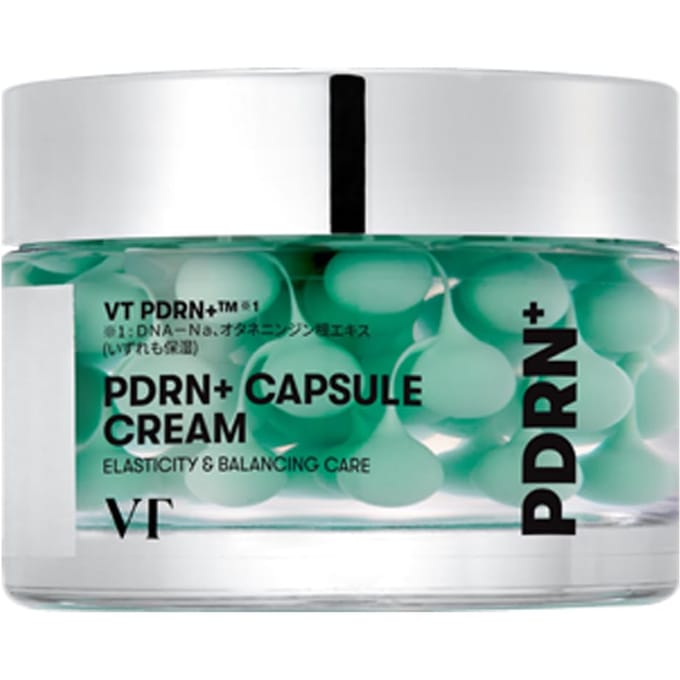 VTCOSMETICS PDRN+ Crème Capsule 100: Hydratant pour une peau ferme, éclatante et nette white
