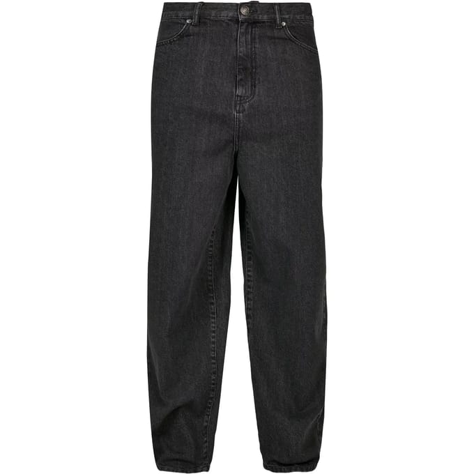 Urban Classics - 90's Broek rechte pijpen - Taille, 34 inch - Zwart