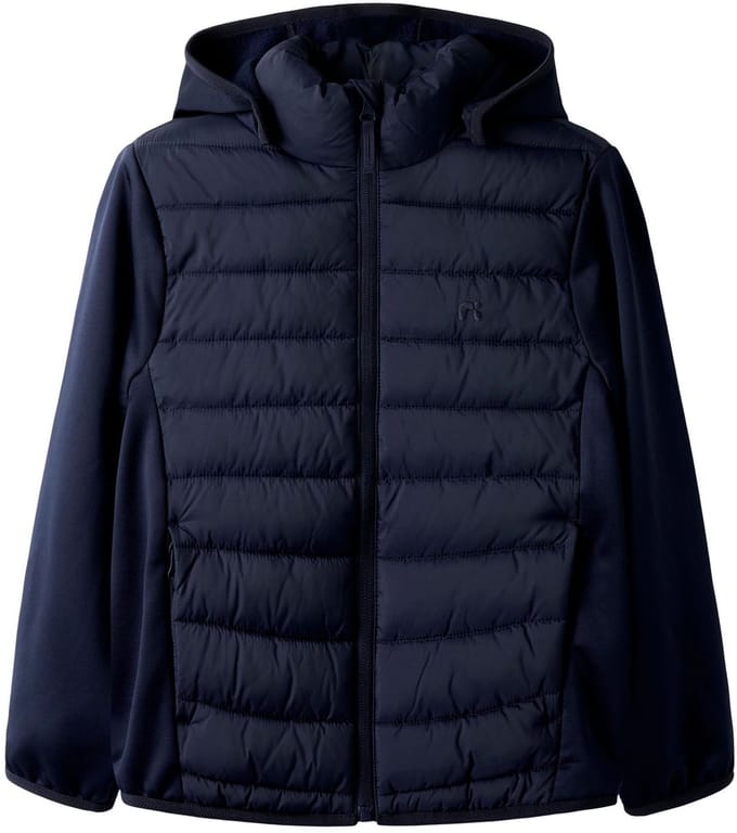 Name it tussenseizoensjas unisex - donkerblauw - NKNmio - maat 116
