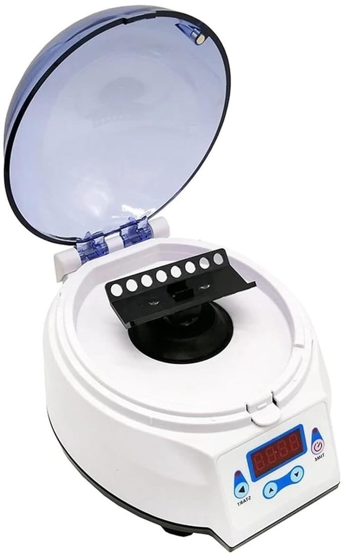 Mini Centrifuge - Kleine Scheider - Laboratorium Werk - Digitaal Display - 1.8 kg - Grijs