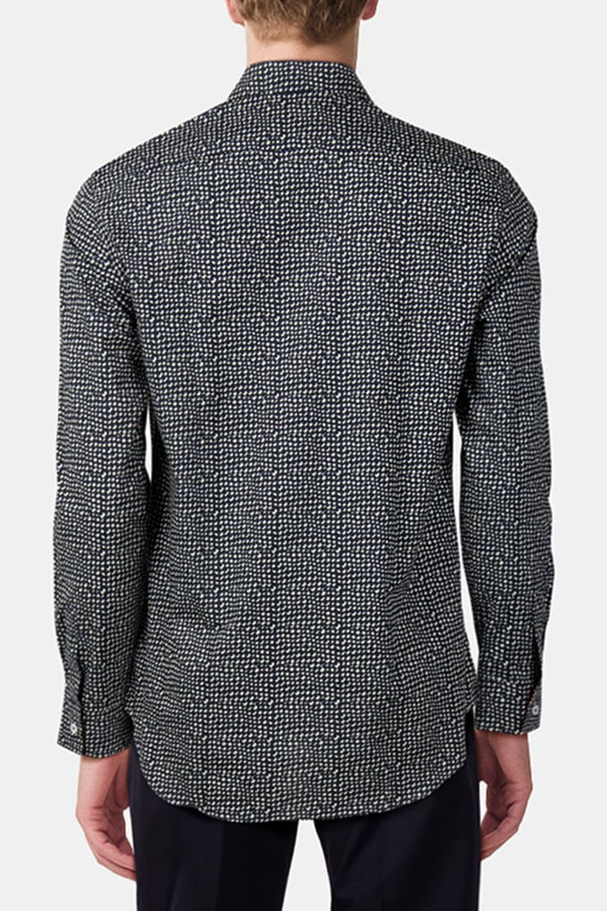 Paul Smith S/c Regular Fit Shirt Navy Größe: M | Business hemden Outlet | Herren | Blau