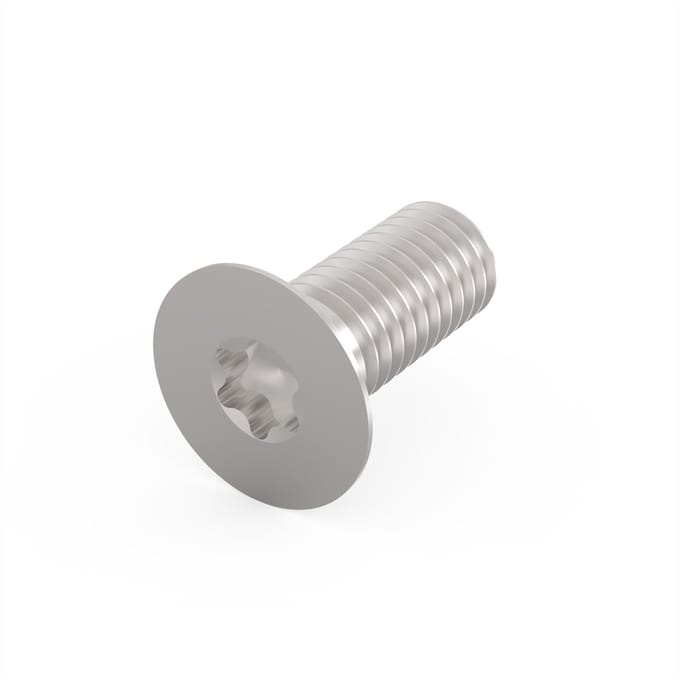 SCHROFF verzonken schroef, Torx M5x12 mm, staal, verzinkt, 100 stuks