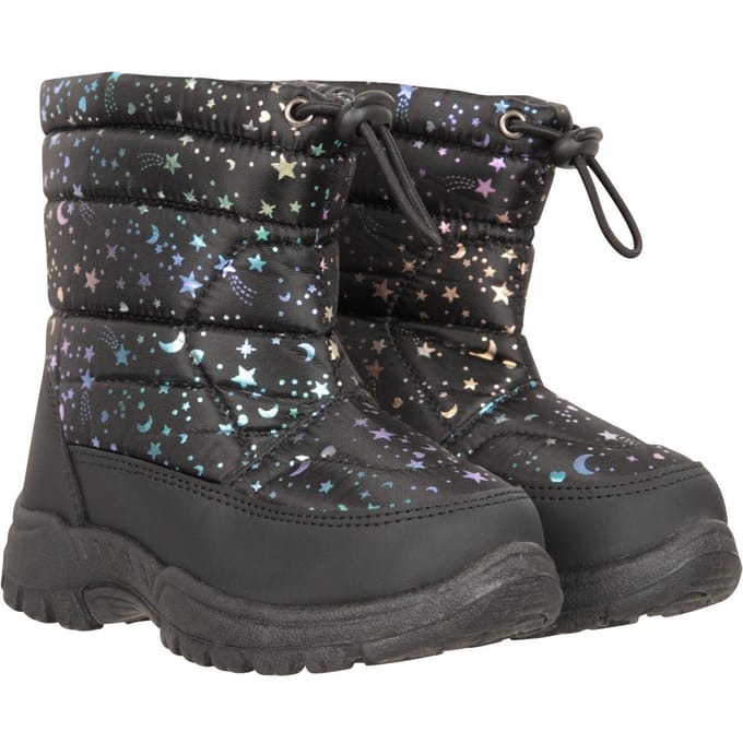 Mountain Warehouse Toddler Caribou Adaptive Tie Dye Snow Boots (Iriserende)