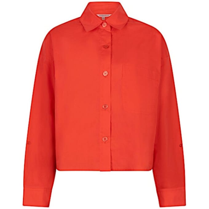 Esqualo blouse SP26-10016 - Chili Red