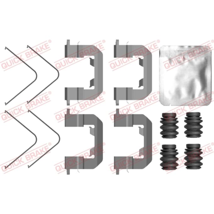 Toebehorenset, schijfremblok QUICK BRAKE 109-0123