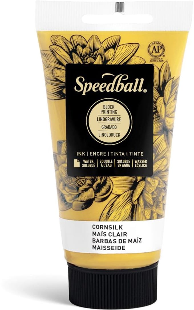Water-soluble bloc printing ink cornsilk - Speedball