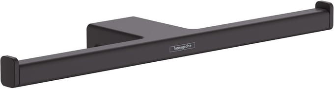 hansgrohe AddStoris dubbele closetrolhouder mat zwart