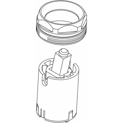 Keuco Moll replacement cartridge for basin mixer 5270 Art. 50100000344