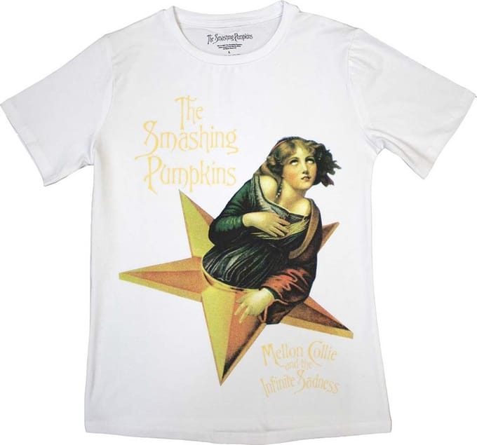 Smashing Pumpkins - Mellon Collie Dames T-shirt - XL - Wit
