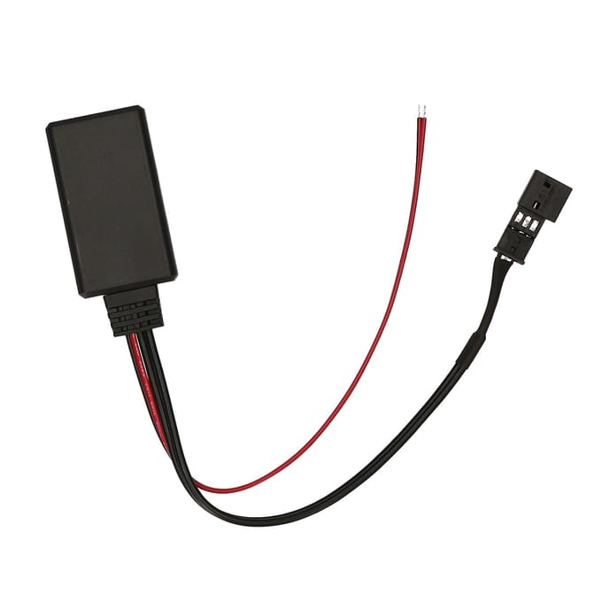 CD-wisselaar Achter 3-pins AUX-poort BT-module AUX-kabeladapter Vervanging voor BMW E39 E46 E53 X5 zwart