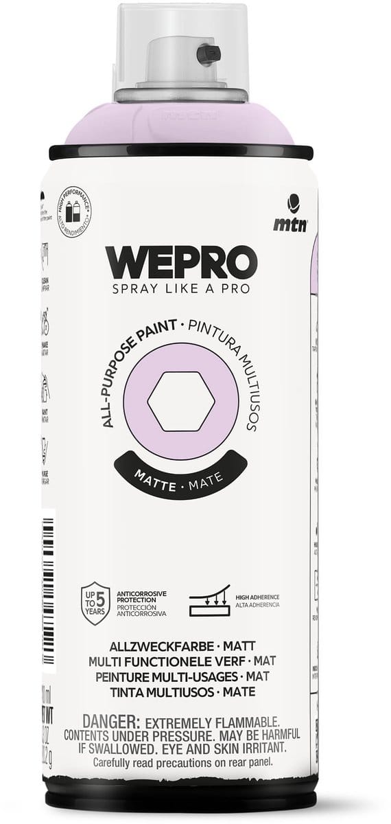 Spuitbus Violet Dream Mat MTN WEPRO ALL-PURPOSE PAINT 400ML