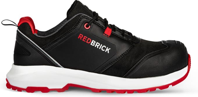 Redbrick Pulse Overnose Laag S3 + KN ESD 32323 - Zwart/Rood - 48