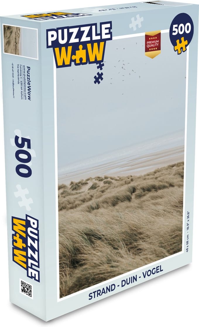 Puzzel Strand - Duin - Vogel - Legpuzzel - Puzzel 500 stukjes