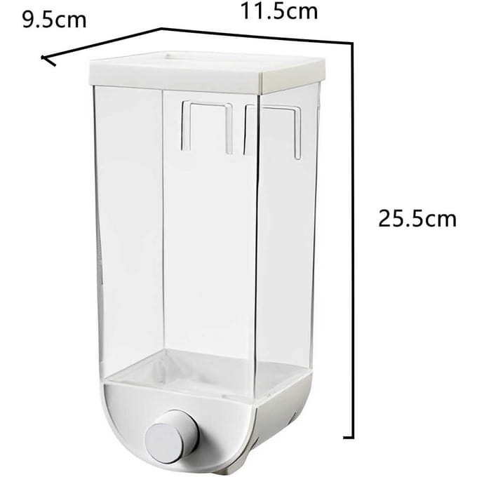 Rangement de cuisine, organiseur alimentaire mural, distributeur de céréales, snacks, céréales, conteneur de rangement en plastique, support pour la maison