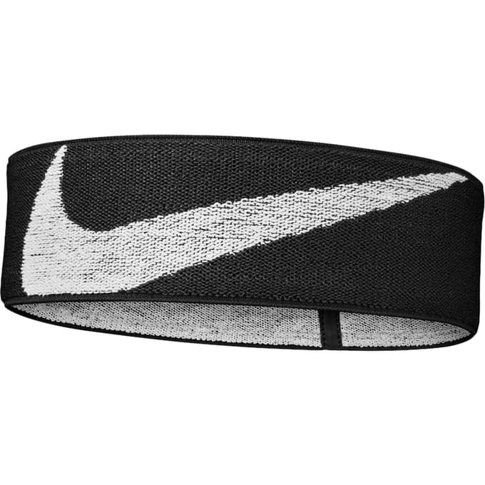 Nike Gebreide hoofdband met logo (Zwart/Grijs)