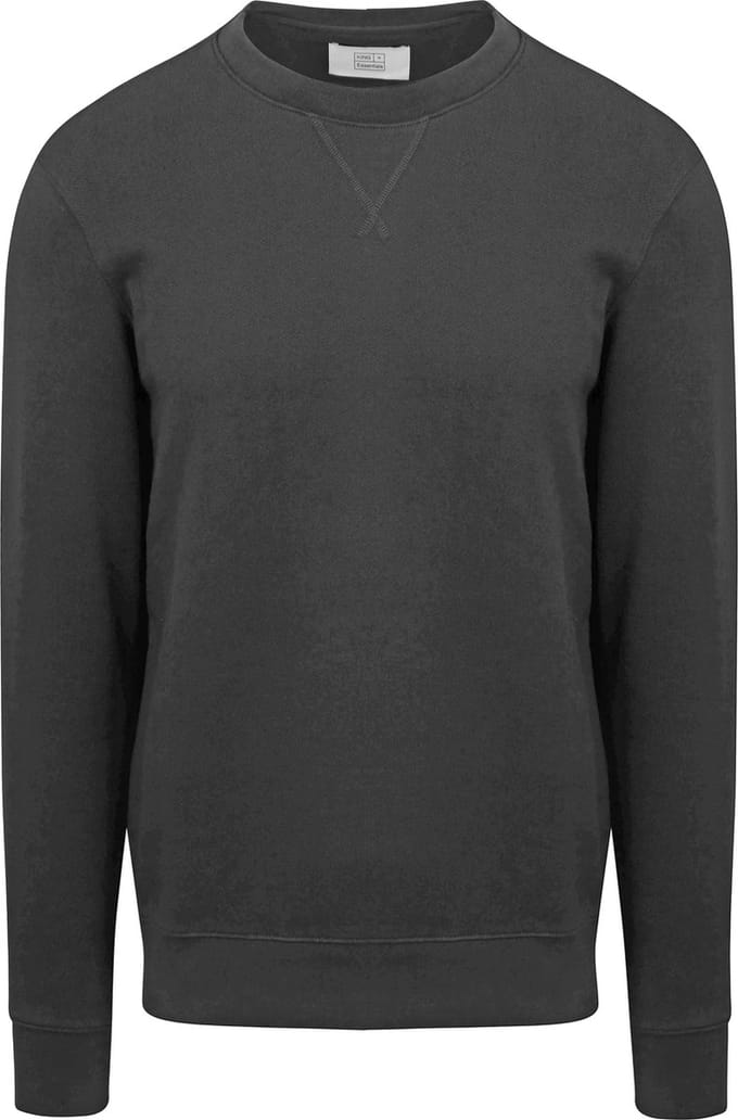 King Essentials The George Sweater Zwart - Maat M - Heren - Sweaters