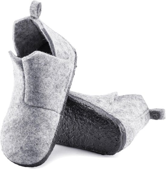 Birkenstock Sloffen - Maat 27 - Unisex - licht grijs