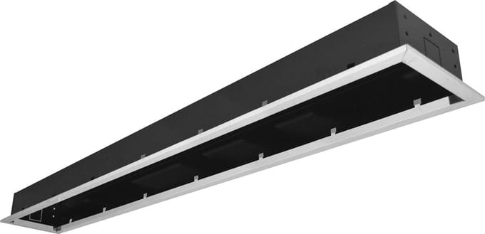 Heatstrip Inbouwframe Behuizing Flushmount RVS Voor 3200W model type Design zonder afstandsbediening