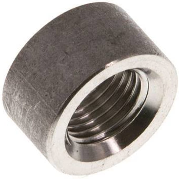Rp 1/8'' x 14mm RVS Las uiteinde 40 Bar DIN 2986 - 8mm [2 Stuks]