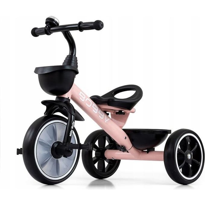 Milly Mally Bobby Driewieler Roze - Veilig en comfortabel