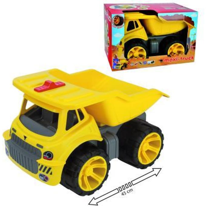 BIG - Power Worker Maxi Kiepwagen - Loopauto - Werkvoertuig - 25kg belastbaar - vanaf 3 jaar - Buitenspeelgoed