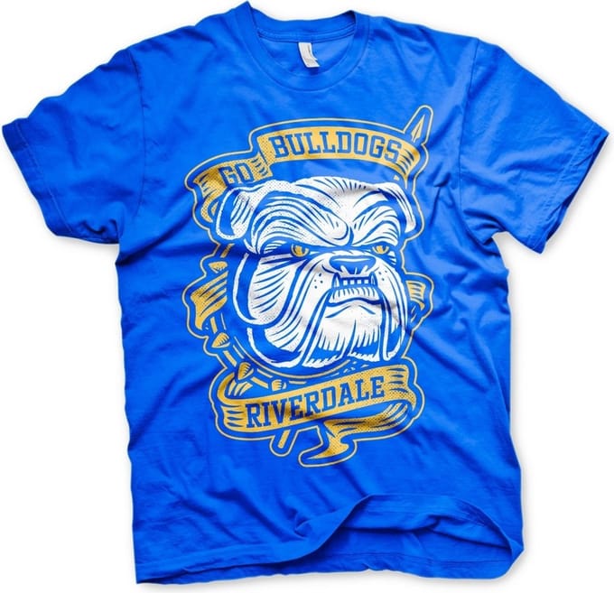 Riverdale Go Bulldogs T-shirt Blauw