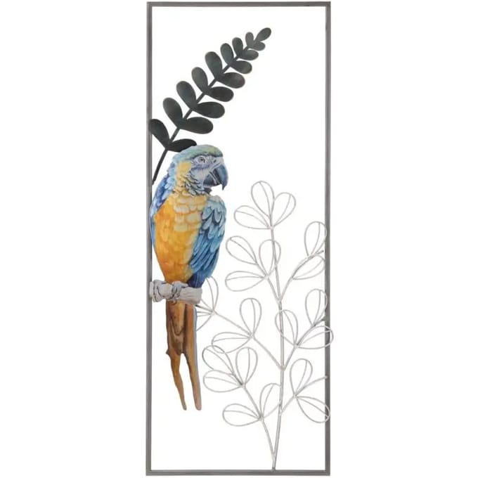 Wanddecoratie Parrot 28,6×2,5×74,3 cm