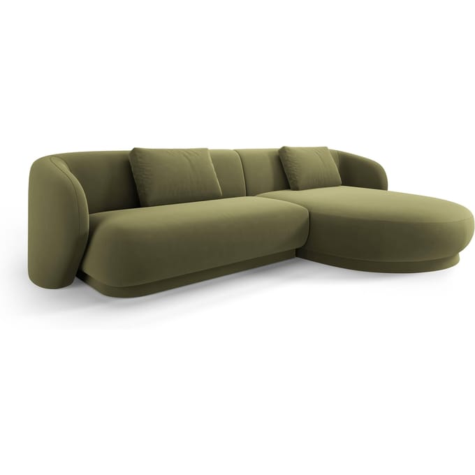 Hoekbank Camden rechts velvet | Cosmopolitan Design