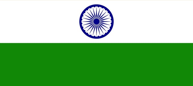 Vlag India 70x100cm